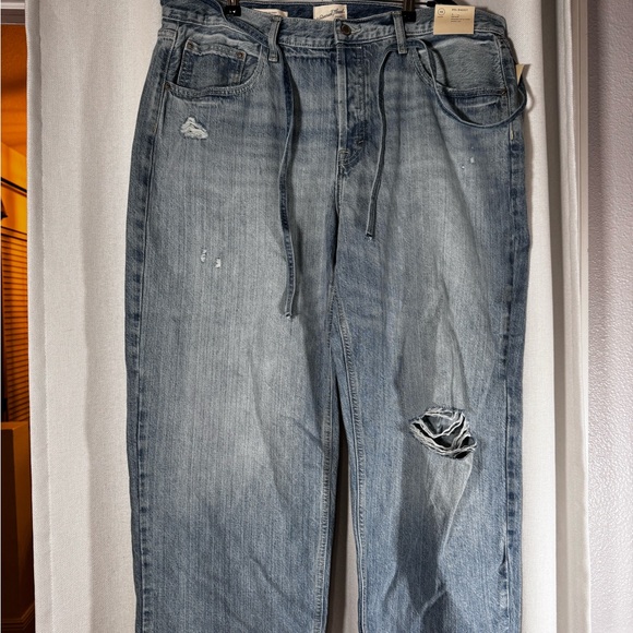 Universal Thread Denim - Universal Thread Light Blue Distressed Flare Jeans
